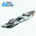 Kayak plástico de la paleta para el uso de la pesca de la sola persona